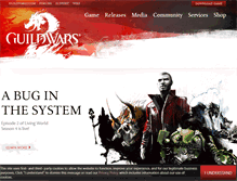 Tablet Screenshot of guildwars2.com