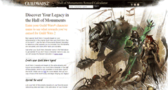 Desktop Screenshot of hom.guildwars2.com